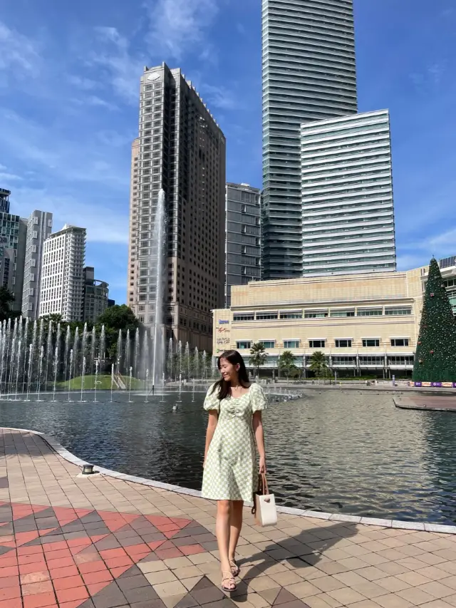 吉隆坡 | 市中心噴泉花園 可遠處觀看雙子塔