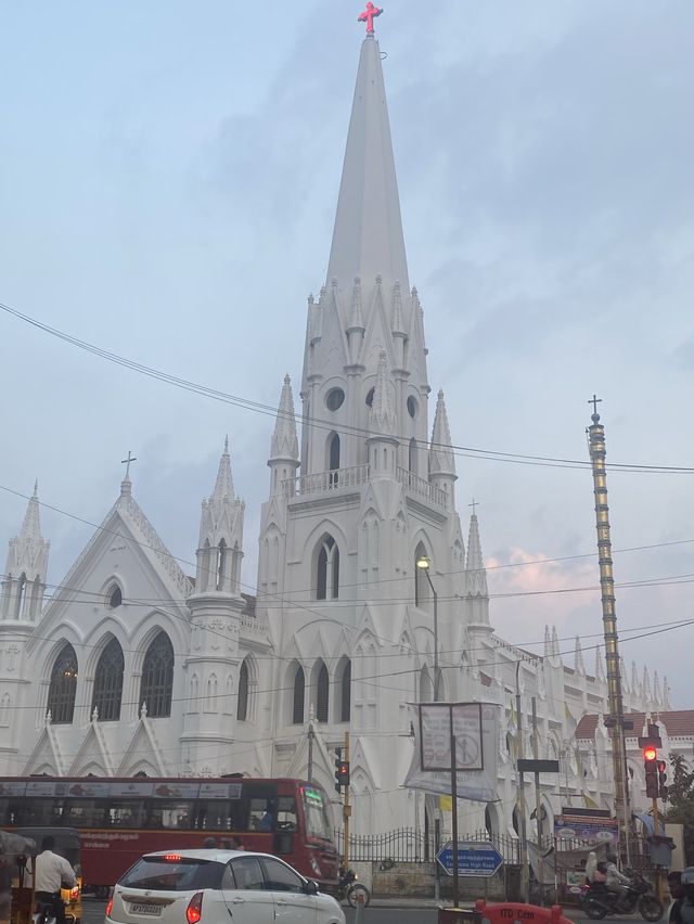 印度🇮🇳Mylapore santhome cathedral basilica