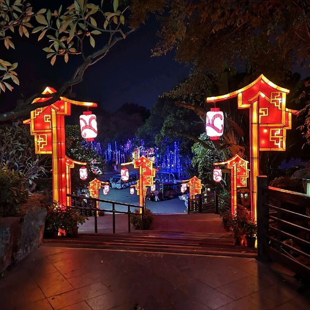 Folk Cultural Village by night