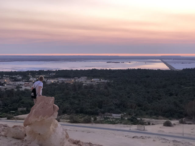 Siwa Oasis, Egypt, salt desert, salt lake