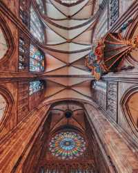 The astronomical clock is renowned worldwide and is one of the attractions of Strasbourg Cathedral.