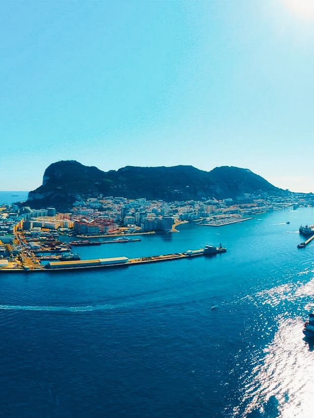 Gibraltar: the gateway to the Mediterranean Sea.