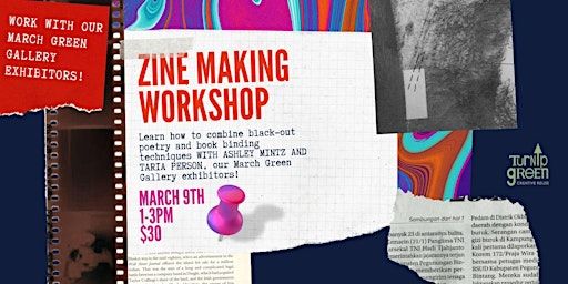TGCR's Zine Making Workshop | Turnip Green Creative Reuse