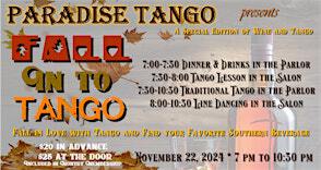 Fall Into Tango: A Special Tango & Line Dancing Event | Paradise Tango