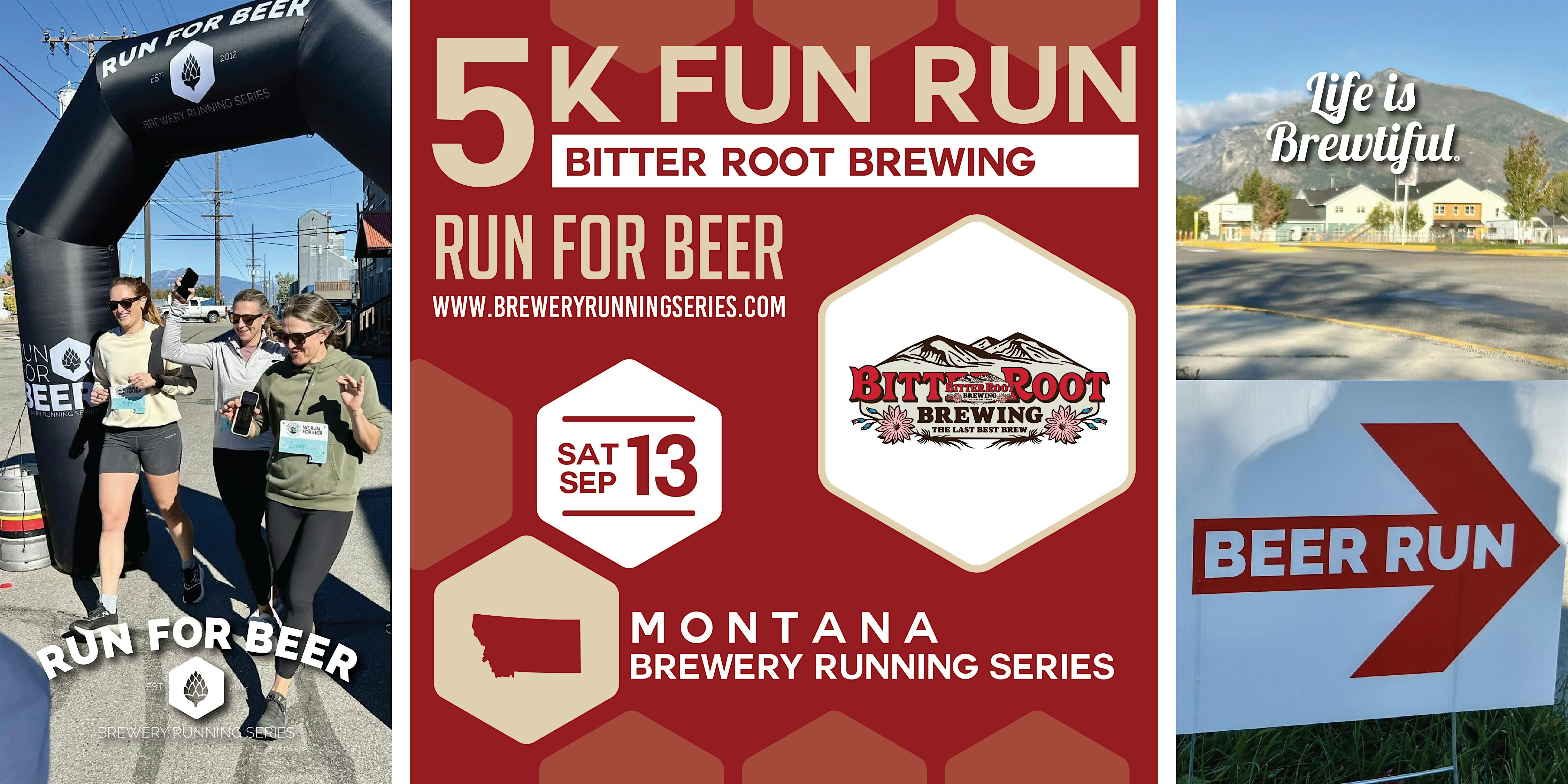 5k Beer Run x Bitter Root Brewing | 2025 Montana Brewery Running Series | Bitter Root Brewing