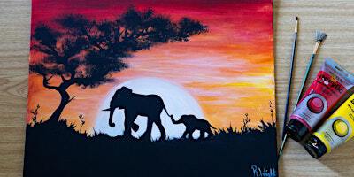 Lion Hotel & Restaurant - Worksop - paint the 'Elephant Sunset' | Lion Hotel & Restaurant