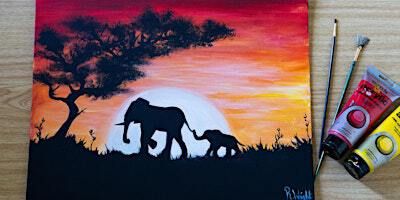 Lion Hotel & Restaurant - Worksop - paint the 'Elephant Sunset' | Lion Hotel & Restaurant