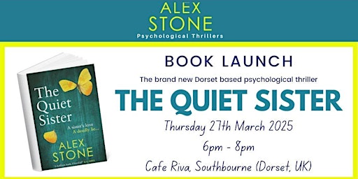 Alex Stone - The Quiet Sister Book Launch Party | Cafe Riva
