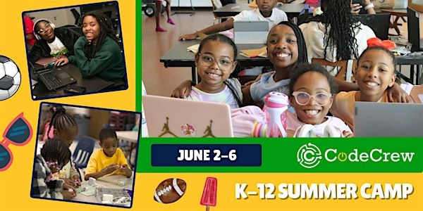 CodeCrew Summer Camp (Week 1: June 2-6) | Southwest Tennessee Community College - Macon Cove Campus