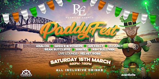 PADDYFEST | King Street Wharf Darling Harbour