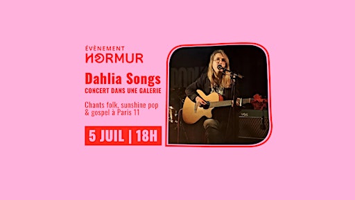 Chants folk et gospel avec Dahlia Songs dans une galerie à Paris | artartgalerie