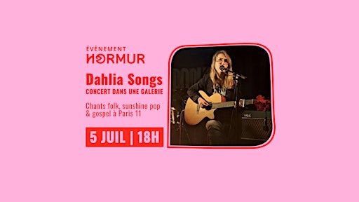 Chants folk et gospel avec Dahlia Songs dans une galerie à Paris | artartgalerie