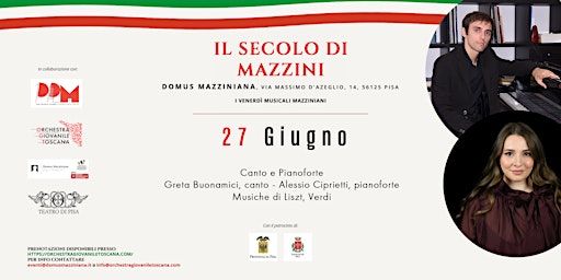 Canto e Pianoforte - Il secolo di Mazzini | Domus Mazziniana