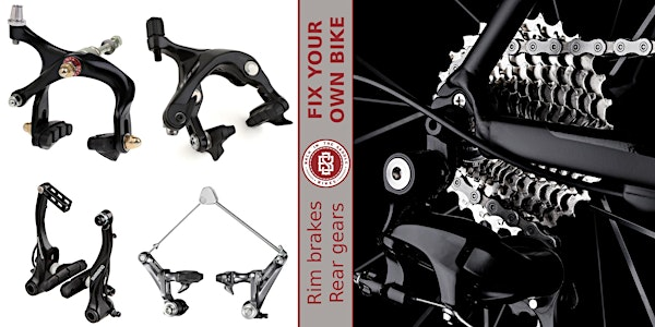 FIX YOUR OWN BIKE: cable rim brakes and back gears | BITSB bespoke workshop
