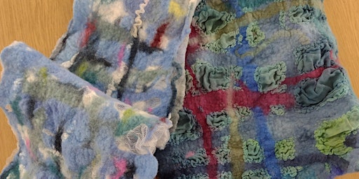 Wet Felting A Nuno Style Scarf with Cos and Phoebe | Hazlehurst Studios