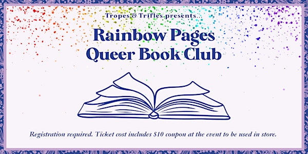 August Rainbow Pages Queer Book Club! | Tropes & Trifles