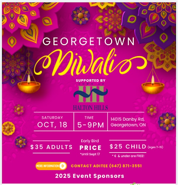 Georgetown Diwali 2025 | 14015 Danby Rd