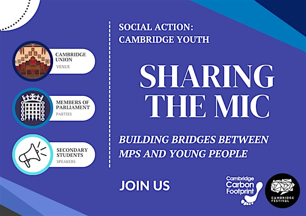 Sharing the mic: Building bridges between young people and MPs | Cambridge Union Society