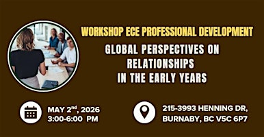 Global Perspectives on Relationships in the Early Years | 3993 Henning Dr #215