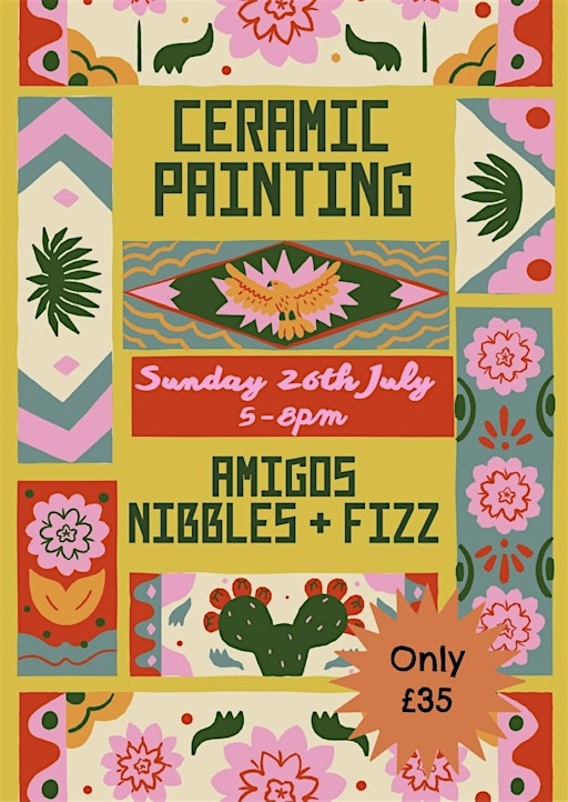Amigos Fizz, Paint and Nibbles | Amigos the Mexican