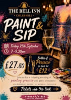 Paint & sip at the Bell Inn | Bell Inn