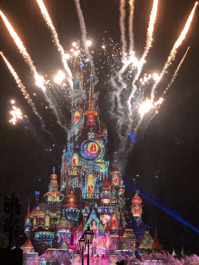 香港迪士尼城堡🏰煙花匯演返嚟啦
