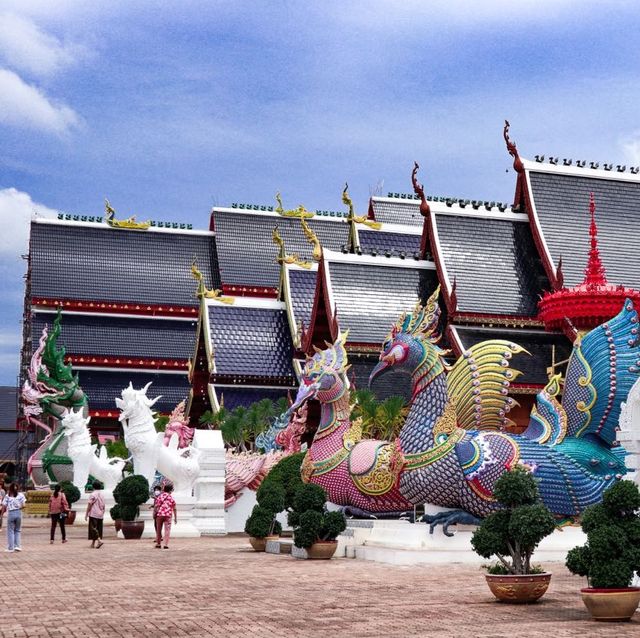 วัดบ้านเด่นสะหลีศรีเมืองแกน วัดสวยในเมืองไทย