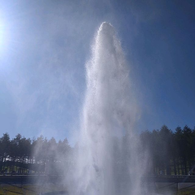 海の噴水　モエレ沼で噴水ショー