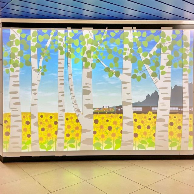 新千歳空港駅のフォトジェニックスポット