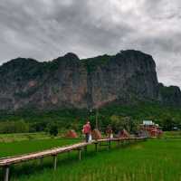 ภูผาม่านโฮมสเตย์ ที่พักกลางทุ่งนา วิวหลักล้าน