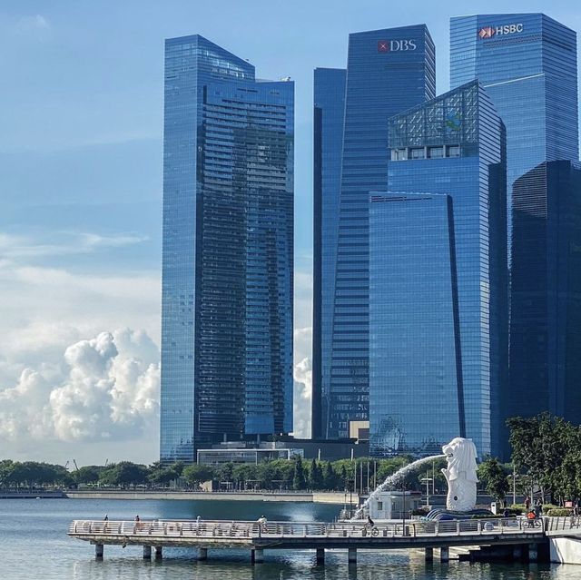 The iconic Merlion Lion