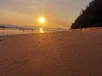 ตะวันลับขอบฟ้า ที่หาดพลา ระยอง