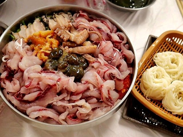 인천 을왕리 선녀풍 역대급 물회맛집 이 집 제법하네