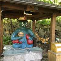 散策路が楽しい、定山渓二見公園