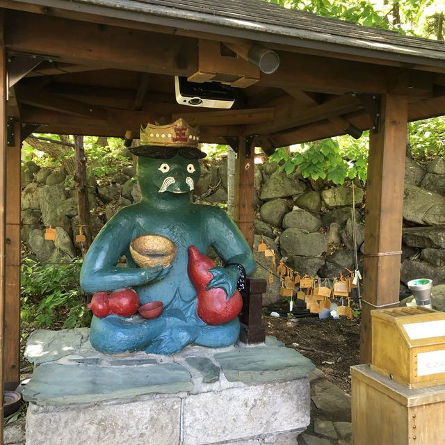 散策路が楽しい、定山渓二見公園
