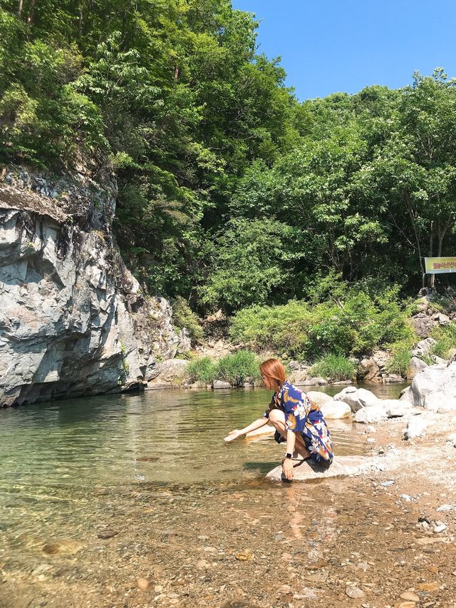 깊은 수심에 다이빙 가능한 계곡💙