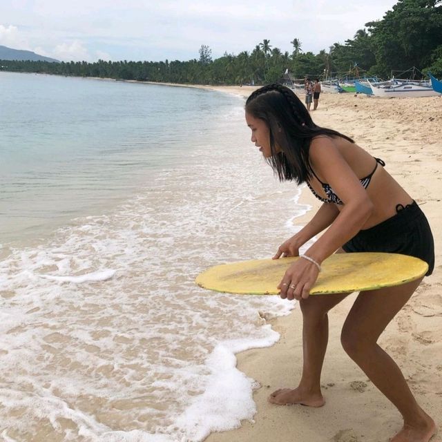 Tried Surfboarding in Mati City 🏄‍♀️ 