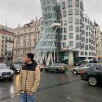 Dancing in front of Dancing House 💃 