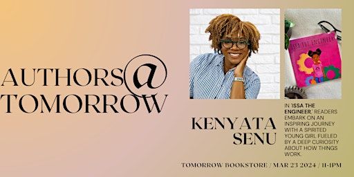 Authors at Tomorrow: Kenyata Senu | Tomorrow Bookstore