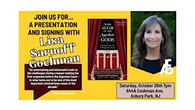 Presentation and Signing:At The Altar of The Appellate Gods by Lisa Gochman | Asbury Book Cooperative