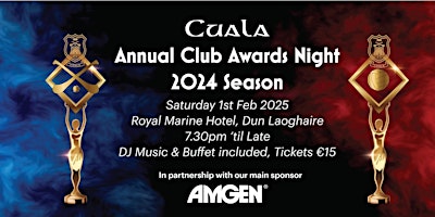 Cuala Annual Awards Night Celebrating the 2024 Season | Royal Marine Hotel
