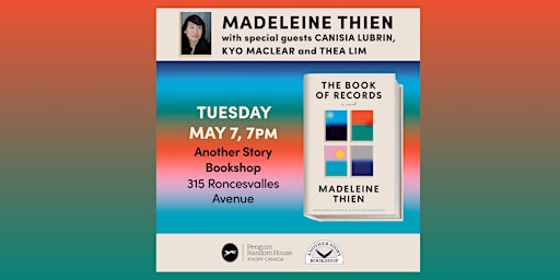 Madeleine Thien book celebration for " The Book of Records" | Another Story Bookshop