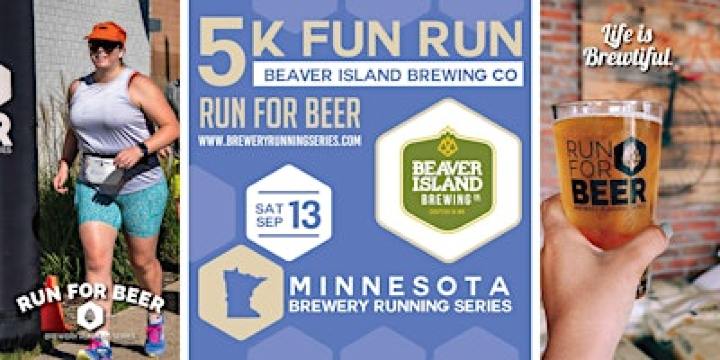 5k Beer Run x Beaver Island Brewing Co | 2025 MN Brewery Running Series | Beaver Island Brewing Company