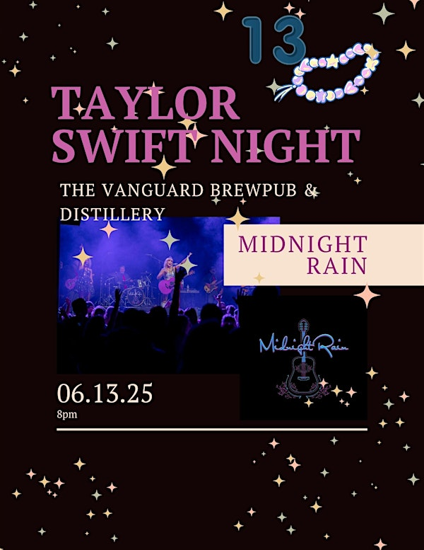Midnight Rain:  The Live Band Taylor Swift Tribute | The Vanguard Brewpub & Distillery