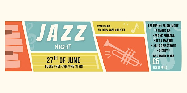 Ed Jones Quartet presents an evening of Jazz. | Bethel Chapel café