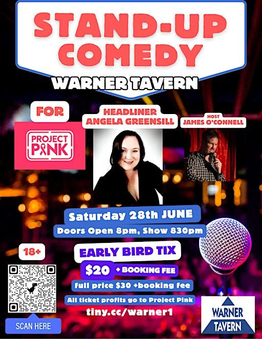 Stand-up Comedy at Warner Tavern (for Project Pink) | Warner Tavern