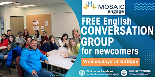 English Conversation Group for Newcomers | MOSAIC Engage English Classes