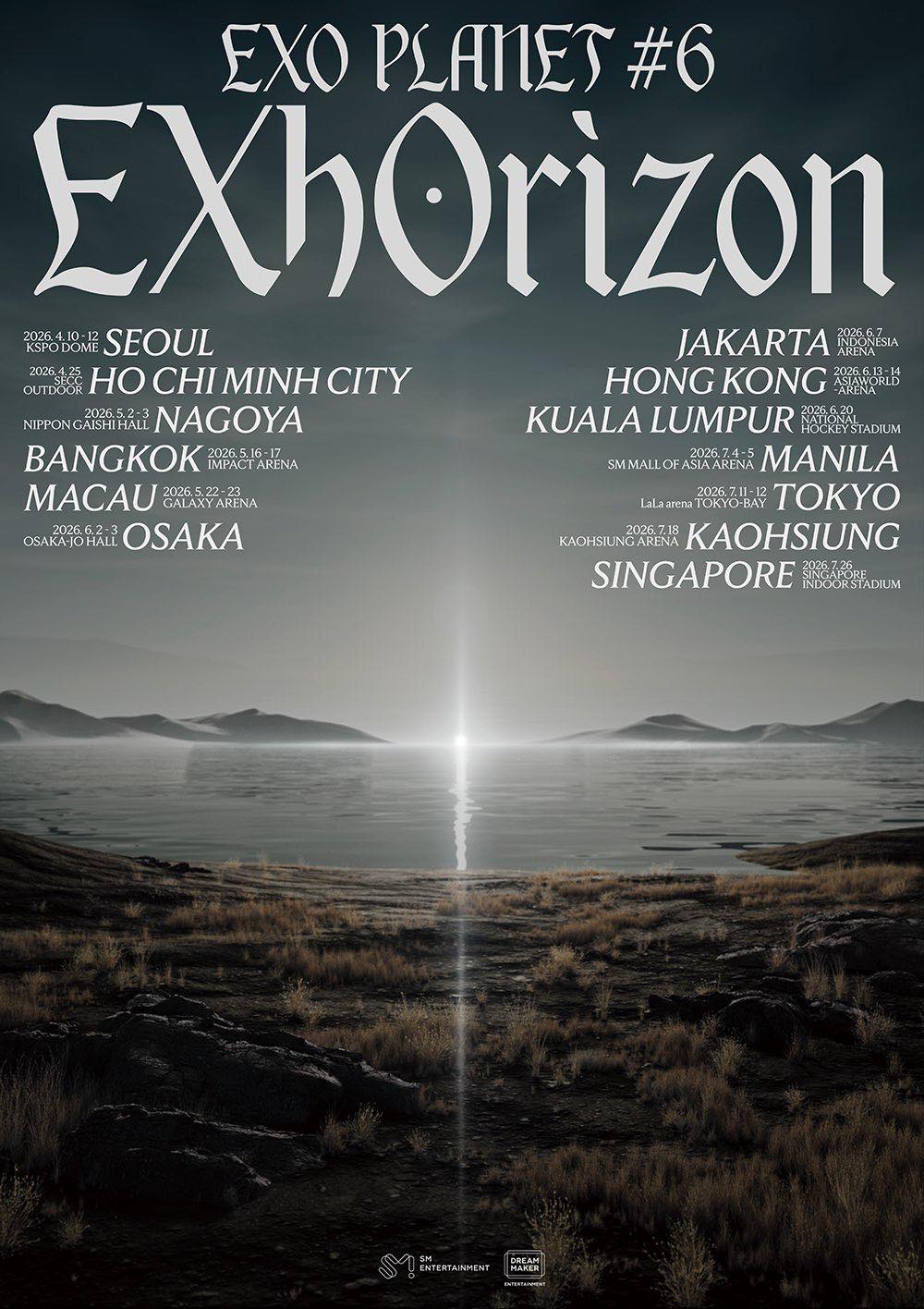 2026 EXO 호치민 콘서트｜《EXhOrizon》 월드 투어｜EXO PLANET #6 - EXhOrizon In HO CHI MINH CITY | SECC 야외 공연장