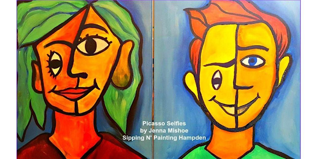 Picasso Selfies   Friday,  July 17th  6:30 pm  $40 | Sipping N' Painting Hampden