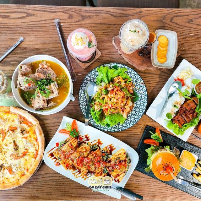 🦌คาเฟ่กวาง☕️Pee Neung Coffee House Salaya